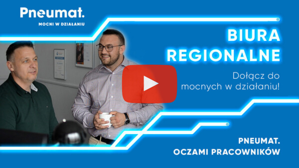 Dołącz do Pneumat, który ma biura regionalne w różnych miastach Polski